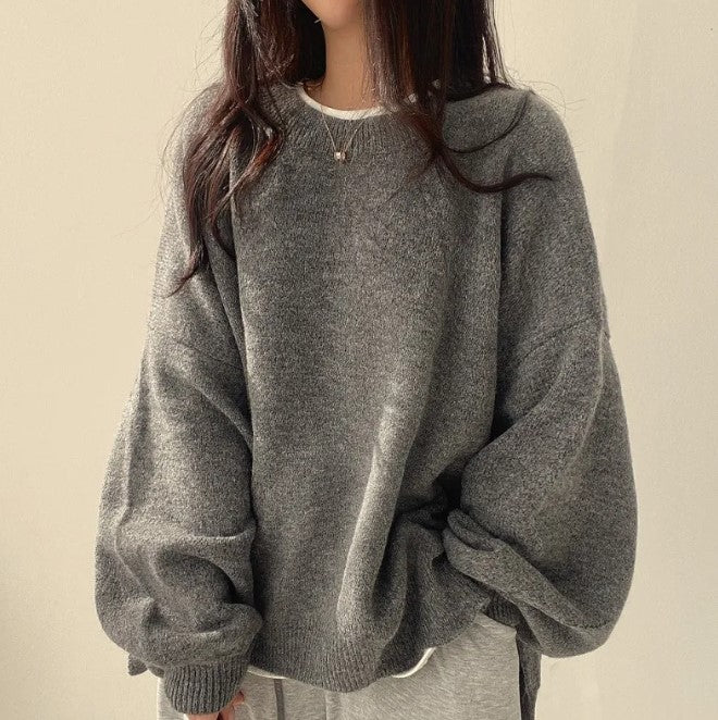 Frau lockerer Pullover