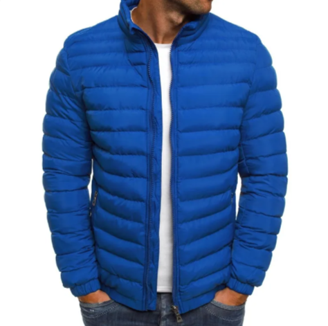 Herren Kälteschutz Baumwoll-Steppjacke – Outdoor-Reißverschlussmantel