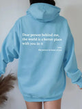 Liebe Person hinter mir, Hoodie